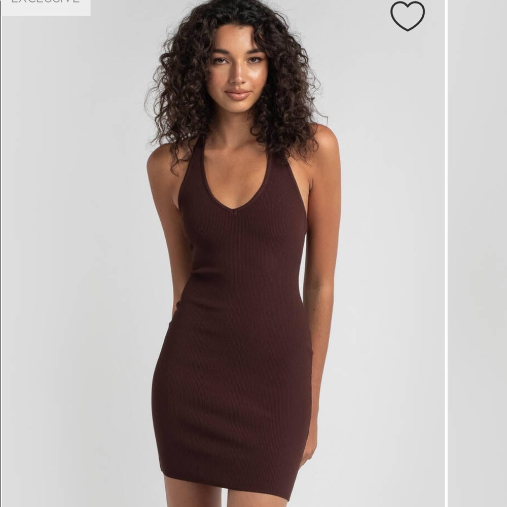 NEW City Beach Australia Mooloola Chocolate Brown Dress XS